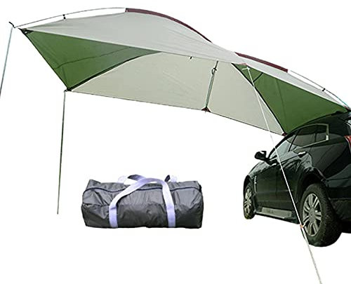 Alacritua Sonnensegel, wasserabweisend, tragbar, für den Außenbereich, LKW-Sonnenschutz, PU wasserdichter Stoff, atmungsaktiv, für den Garten, Sonnensegel, Auto-Heckdach