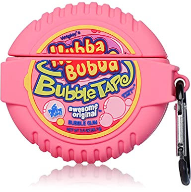 Cartoon Hülle Kompatibel mit Apple AirPods Pro Case Cover Silikon Stoßfest Dünn Ultradünn Niedlich Schutzhülle Anti-Fall Kopfhörer Hülle für Airpod Pro Case (Bubble Gum, Airpods Pro)