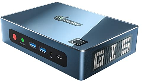 Beelink GTI Mini PC, Core I5 1135G7 CPU (Max 4.2 GHZ) W11 Pro (compatible con Linux), Iris Xe Graphics 1.3Ghz | NVme M.2 500 GB SSD/16 GB DDR4 Micro PC, doble pantalla 4K HD, 4 x USB3.0, Wifi6