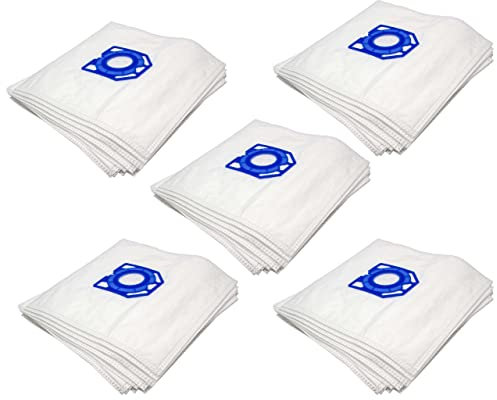 vhbw 50x sacchetto compatibile con Clatronic BS 1206 / BS1206 aspirapolvere - in microfibra, 31,5cm x 24cm