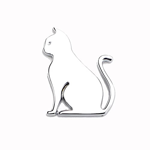 Asudaro Cute Car Kitten Sticker, 3D Waterproof Car Stickers Kitten Pet Decal Stickers Zinc Alloy Car Decal Sticker for Car Window Bumper Truck Laptop