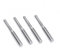 4 x Doppelendschrauben, 304 Edelstahl, M6 x 1,0 bis M8 x 1,25 Gewindebolzen (M6 bis M8)
