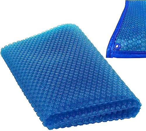 GONCBKVN Rechteckige Schwimmbad-Solarabdeckung, Blaue Blasen-Solardecke für in den Boden eingelassene Pools/Aufstellpools/Spa und Whirlpool (Size : 4m x 7m/13ftx23ft)