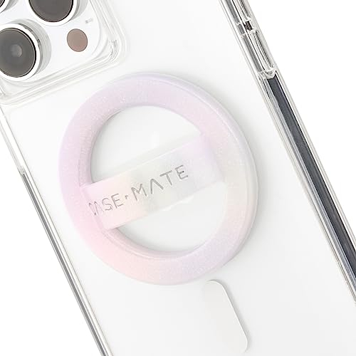 Case-Mate Magnetic Phone Grip Loop - Ultra Thin Collapsible MagSafe Holder for Hand - Compatible with iPhone 15/14/13 Pro Max - Soap Bubble