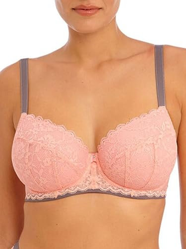 Freya Offbeat Underwired Padded Half Cup Bra Rosehip Pink 32F