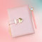 LIMITADA Carnet Secret avec Cadenas en Coeur B6 Journal Intime Rose avec Stylo Diamant Carnet Secret avec Clé Journal Intime Fille en Cuir PU Agenda Secret Ligné pour Enfant Adult Ado, 144 Feuilles