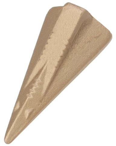 Kisangel Wood Splitter Wedge Tool Log Splitter Wedge Hammer Diamond Tip High Wide Head for Power