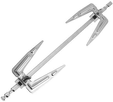 Supvox Edelstahl Drehspieß 25 cm - Universal Bratengabel Für Heißluftfritteuse Und Backofen Drehspiess Zubehör Für Fleisch Gemüse Und Hähnchen