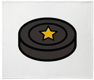 CafePress Hockey Puck Throw Blanket Super Soft Fleece Plush Throw Blanket, 60x50