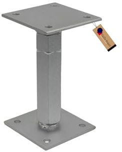 GeZu Impex Pfostenträger Harry verstellbar M24 x 230 mm 100 & 100 mm