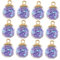 BELLIFFY 30St DIY zubehör schmuck herstellen bastelkasten DIY Schmuckzubehör ohrringe zubehör selber machen handgefertigtes DIY-Accessoire DIY Glaskugel Anhänger DIY-Schmuckzubehör Plastik