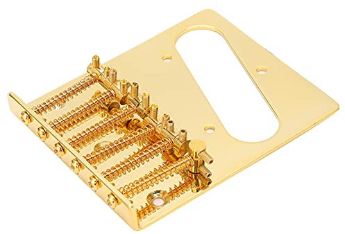 Vibrivio Sattel Gitarre Bridge Humbucker Tonabnehmer Slot für TL Telecaster E-Gitarren, schwarzes Kaleidoskop-Design, kompatibel mit Standard-TL-Modellen