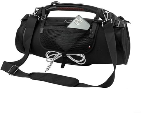CNANRNANC Housse de protection portable avec bandoulière pour JBL Boombox 3 2 1 - Noir - 1813,55 cm