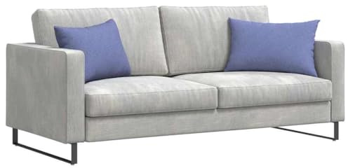 vidaXL Sofakissen 2 STK. Stoff Jeans blau 60 x 40 cm