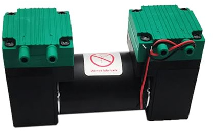 Micro Vacuum Pump Electric Pump Silent Small Air Pump Double Heads Diaphragm Pump 20L/MIN Professional，Tool Set(220)