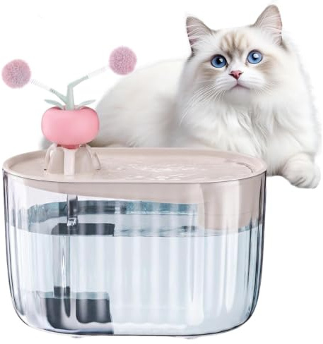 Fontaine à Eau Chat d'intérieur Bol Distributeur d'eau Automatique | Fontaine À Eau Pour Chien Pour La Maison, La Cuisine, La Buanderie, L'Appartement Et L'Espac