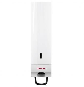CWS Seifenspender Paradise Cream Universal, Kunststoff weiß, für 1.000 ml Kartuschen, mit Schloss