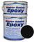 Damp Proof Epoxy Resin Water Based Paint for Garages, Walls, Basements and Tanks - 1L (Black)