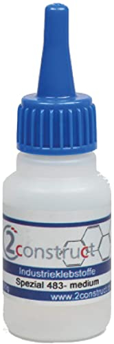 2Construct Sekundenkleber Serie 483 (mittelviskos/mittel, 20 g Flasche)