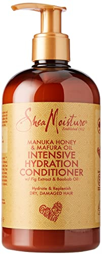 SHEA MOISTURE Manuka Honey & Mafura Oil Intensive Hydration Conditioner sulphate and silicone free conditioner for dry, damaged hair 384 ml