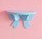 PEXIZUAN Kawaii Schweberegal aus Holz, Kawaii-Wanddekoration, Kawaii-Raumdekoration, Kawaii-Rosa, Raumdekoration (blau)