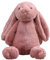 PELUCHE DOUDOU LAPIN TOUT DOUX POUR BEBE,TON VIEUX ROSE,IDEE CADEAU OU LISTE DE NAISSANCE