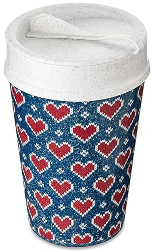 Koziol Thermobecher ISO to GO RED Hearts 400ml 8012709
