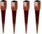 Unibos | Heavy Duty | Fence Post Spike Holder Support | Rust Resistant Metal Stakes | Drive down Spikes for Posts | Spike Grip Holder (4)