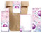 Minkocards Mitgebsel Kindergeburtstag Mädchen 6 Lesezeichen + 6 Notizblöcke + 6 Geschenktüten (Natur) + 6 Aufkleber Bowling Kegeln Gastgeschenke für Mädchengeburtstag