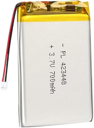3,7V 700mAh 423448 Lipo Battery Rechargeable Lithium Polymer Ion Battery Pack With JST Connector
