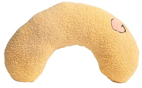 Schlafbegleiter für Katzen, Cloud Velvet Cat Donut Cuddler, U-förmiges Katzen-Beruhigungskissen, Flauschiges Haustier-Beruhigungskissen, weiches Haustierkissen für Hunde, Welpen, Kätzchen, Katzen