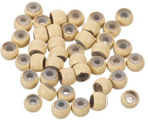 HAPINARY 1 Box Hair Extension Ring Braids Accessories Beads for Hair Braids Hair Braiding Beads Dreadlocks Braids Beads Silicone Beads for Jewelry Making Silica Gel Silicone Ring Delicate