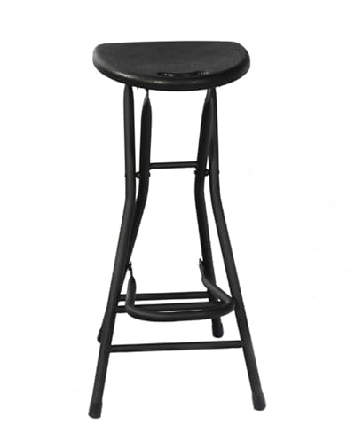 XIZUNRU Portable Fold Counter Height Stools,Folding Bar Stool for Adults