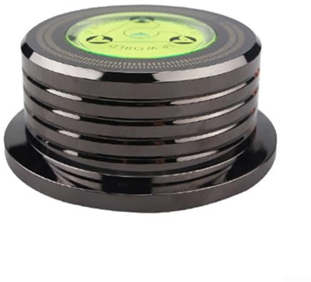 Upgrade Your Turntable Sound with 60Hz For Lp Turntable Aluminum Stabilizer, Reduce Vibrations (Rose gold)
