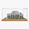 Acrylic Display Box for Lego 21353 Botanical Garden Model, Transparent Dustproof Display Box, Storage Box, Compatible with Lego 21353 Construction kit (Model Not Included) (Wooden Base 3mm)