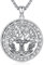 Wikinger Halskette Herren Thors Hammer Anhänger 925 Sterling Silber Baum des Lebens Halskette Wikinger Mjölnir Kette für Herren Frauen