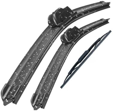 Juego de escobillas limpiaparabrisas Delanteras y traseras para Seat Ibiza 2002-2005, Parabrisas, escobillas de Lluvia, 21, 19 y 14 Pulgadas