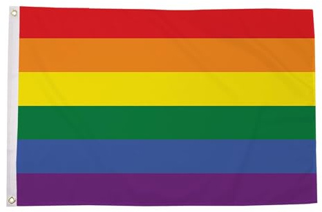 Regenbogen Flagge - Rainbow Fahne 90cm x 150cm - Beste Qualität