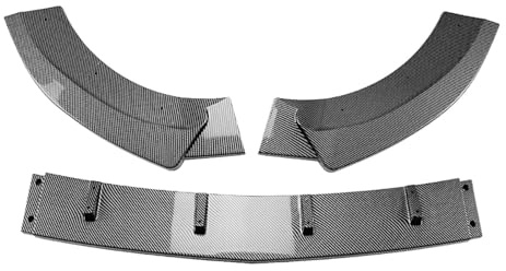 Frontspoiler Lippe Für Mercedes Für Benz V-Klasse W447 2016-2024 Frontschürze Spoiler Lip Untere Splitter Schutz Kit Front Spoiler Lippe(Kohlenstoff-Look)