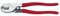 Cable Cutter, High Leverage Coaxial Cable Cutter for Aluminum, Copper, Communications Cable Klein Tools 63050 ,Red/Silver