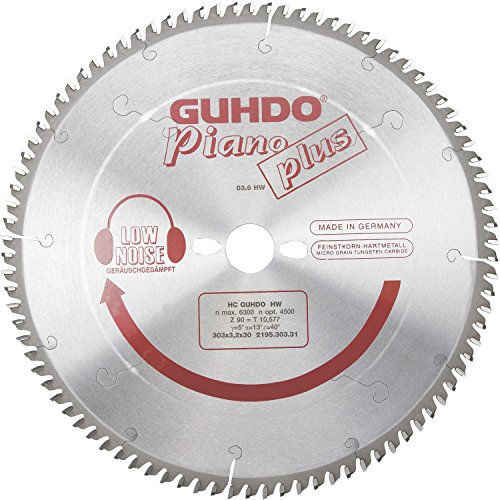 GUHDO Piano plus HM-Kreissägeblatt 400x3,5 | Bohrung 30mm | 84 WZ | Holz mittel | Made in Germany