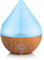 The Body Source 165ml Ultraschall Aroma Diffuser - Luftbefeuchter mit 7 Farben LED Licht - Elektrische Duftlampe für ätherische Öle - Aromatherapie für Zuhause, Büro, Spa