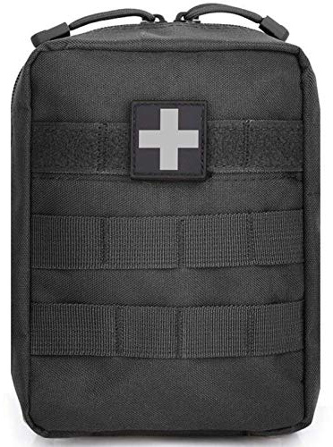 Molle First Aid Pouch Empty, Tactical Duty Belt Ifak Medical Med Pouches Bag Only for Hiking Camping Survivial