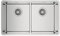Teka RS15 2C 740 - Fregadero Bajo Encimera Be Linea, 2 Cubetas, para Mueble de 80cm, Cubeta de Acero Inoxidable, Fácil Instalación, Diseño Moderno, Color Acero Inoxidable