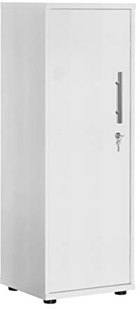 Möbelpartner Aktenschrank Till, 143350, lichtgrau, ca. 40 x 34 x 111