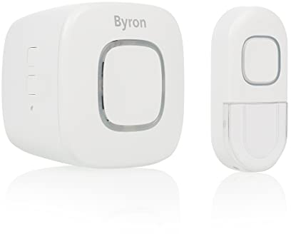 Byron Kit de Sonnette sans Fil DBY-24721 - Carillon Mobile - Compatible avec la Link & l'Application HomeWizard et la Gamme Plug & Connect