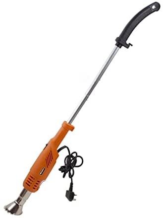 My Garden Electric Weed Burner 2000W – Powerful Electric Weeder, Weed Killer Burner with 4 Nozzles, 2 Heat Settings Up to 650°C 2.4 Meter Cable with UK Plug Hot Air Torch for Garden, Patio & Driveway