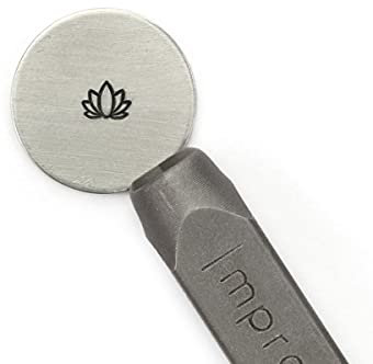 ImpressArt Metallstempel mit Lotusblüte, 6 mm