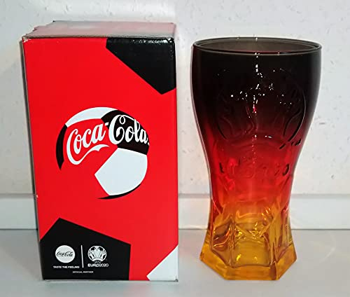 Rofu Sammelglas/Coca-Cola/Glas/Limitierte Auflage/Schwarz-Rot-Gold/Mc Donald/EM 2020/2021 Action/Kik