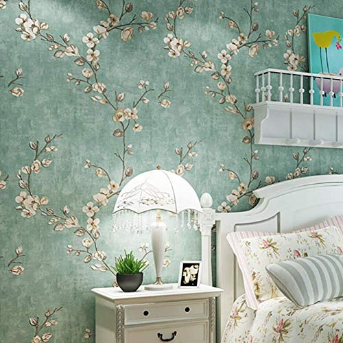 ZZDXL Tapeten Landhausstil Tapete Vliestapete 10 M X 0,53 M,3D Tapete Für Schlafzimmer Wohnzimmer Oder Küche,Modern Klassisch Elegance Tapete Kinderzimmer,Wandtapete Jungen Mädchen